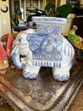 Vintage Ceramic Hand Painted Elephant